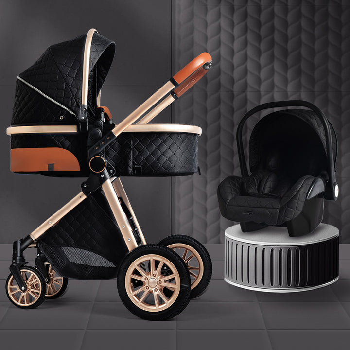 Spacious Baby Stroller Can Sit And Lie Down