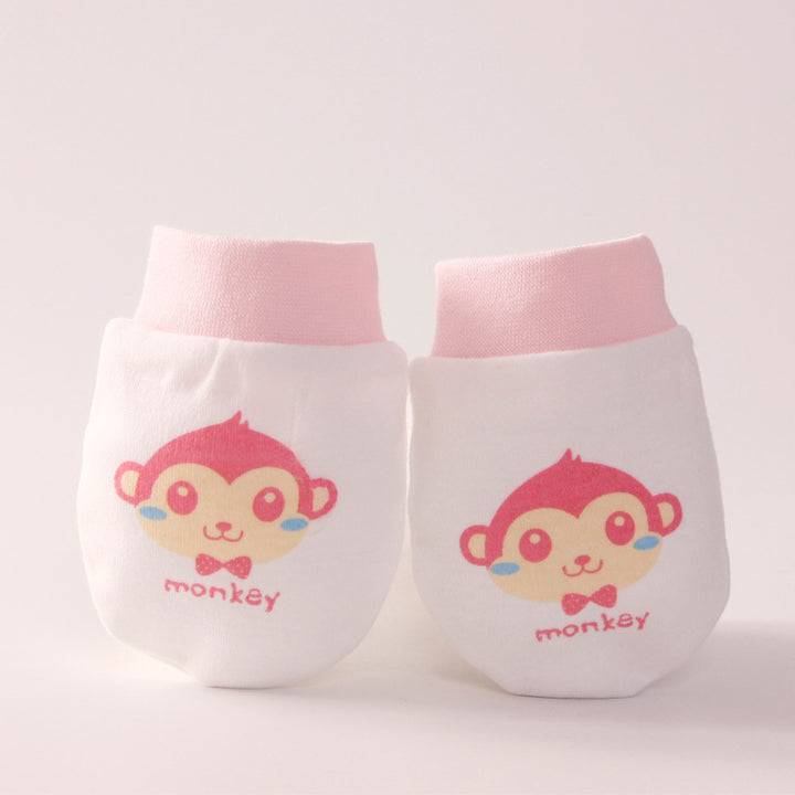 Baby Cartoon Anti-Scratch Face Gloves