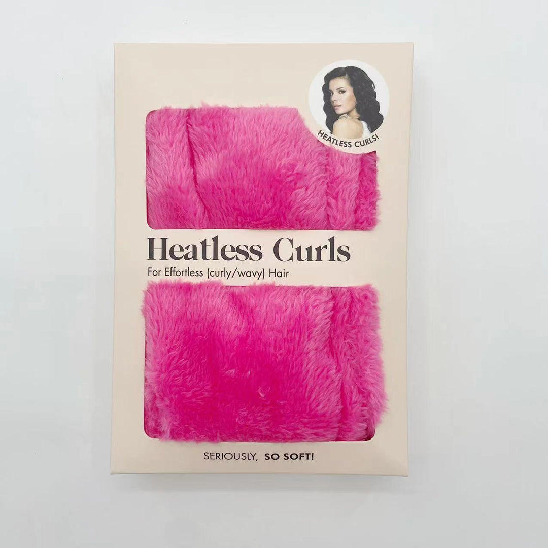 European And American Hair-free Ring Heat-free Hair Curler Flannel
