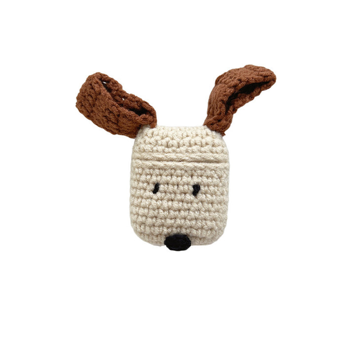 Long Ear Dog Wireless Bluetooth Headset Protective Cover Knitted