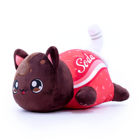 Coke Cat Pillow Plush Doll