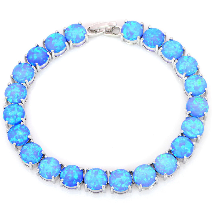 8mm Rhinestone Bracelet Fashion Round Drop Shape Bracelet