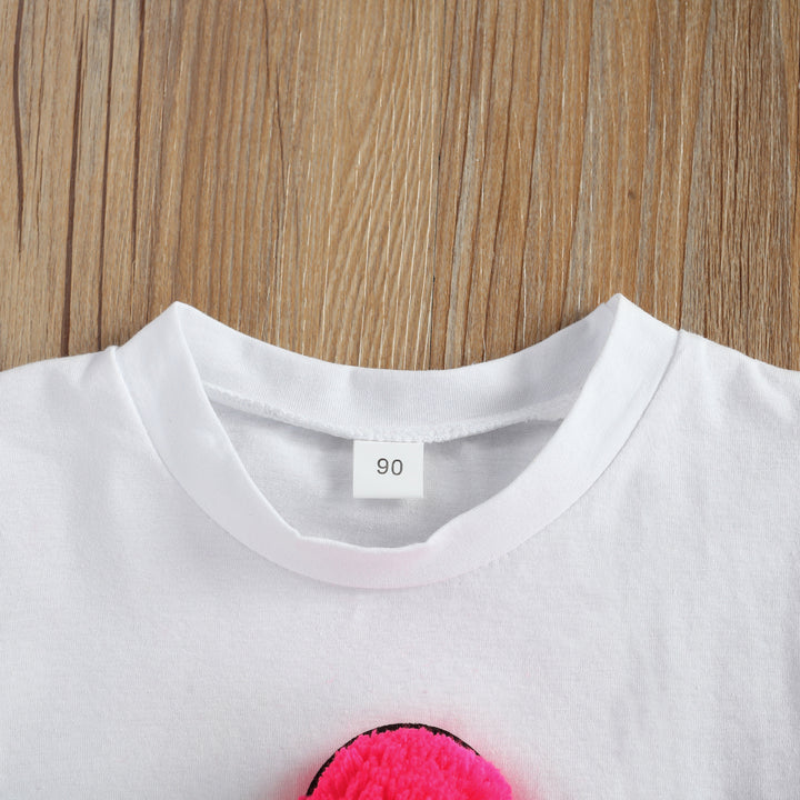 Girls Ice Cream Short Sleeve T-shirt + Pant Set