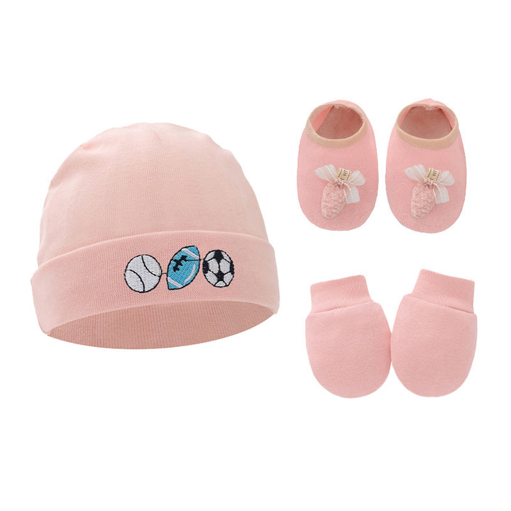 Baby Beanie with Socks Set