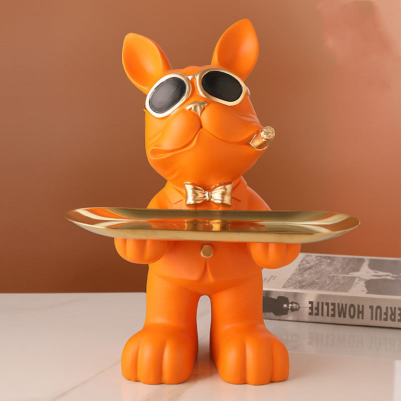 Dog Storage Ornaments Enter The Door And Put The Key Tray
