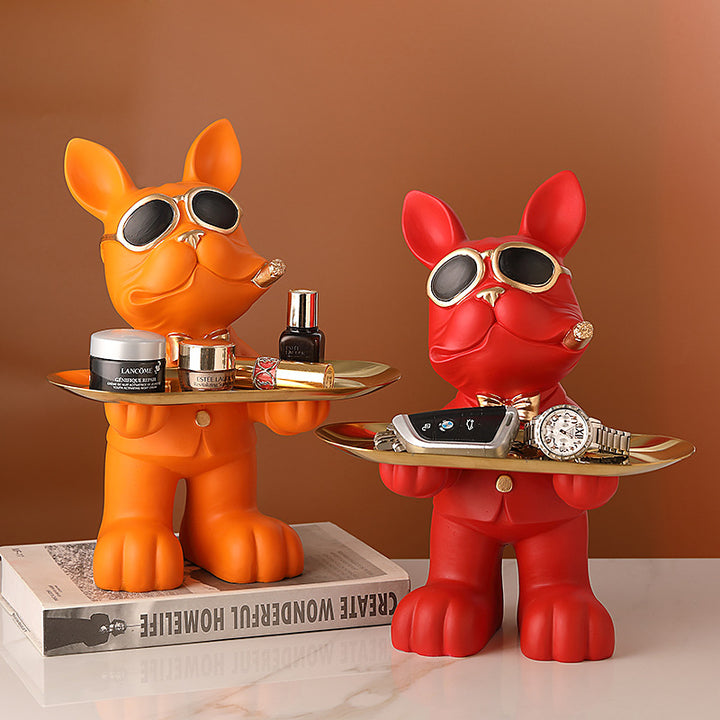 Dog Storage Ornaments Enter The Door And Put The Key Tray