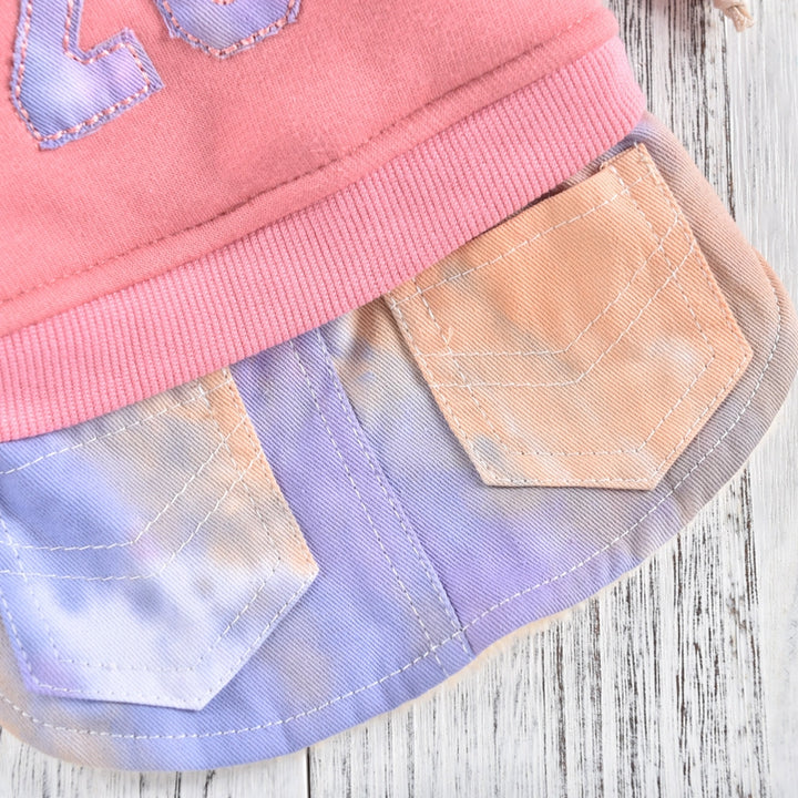 Pet Dog Jersey Denim Skirt Autumn Winter Pet Dog Clothes