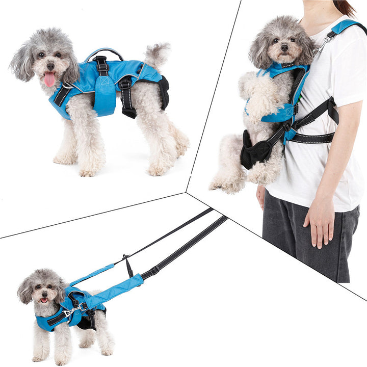 Multifunctional Pet Backpack Chest Back