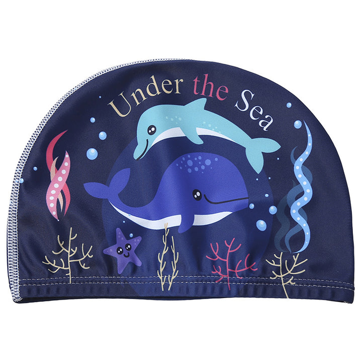 Children's Cartoon Printed Swimming Hat