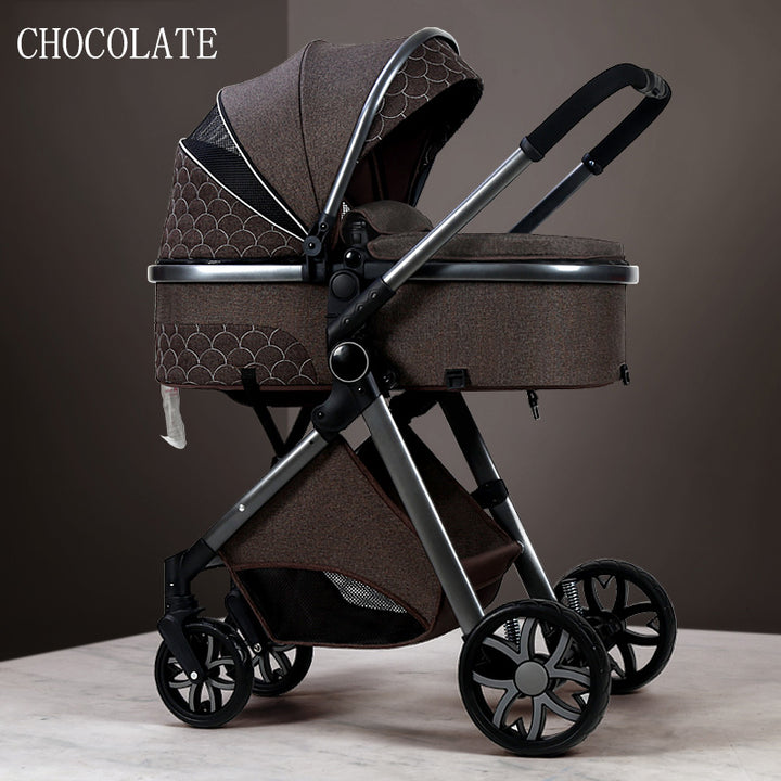 Spacious Baby Stroller Can Sit And Lie Down