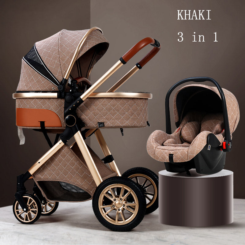 Spacious Baby Stroller Can Sit And Lie Down