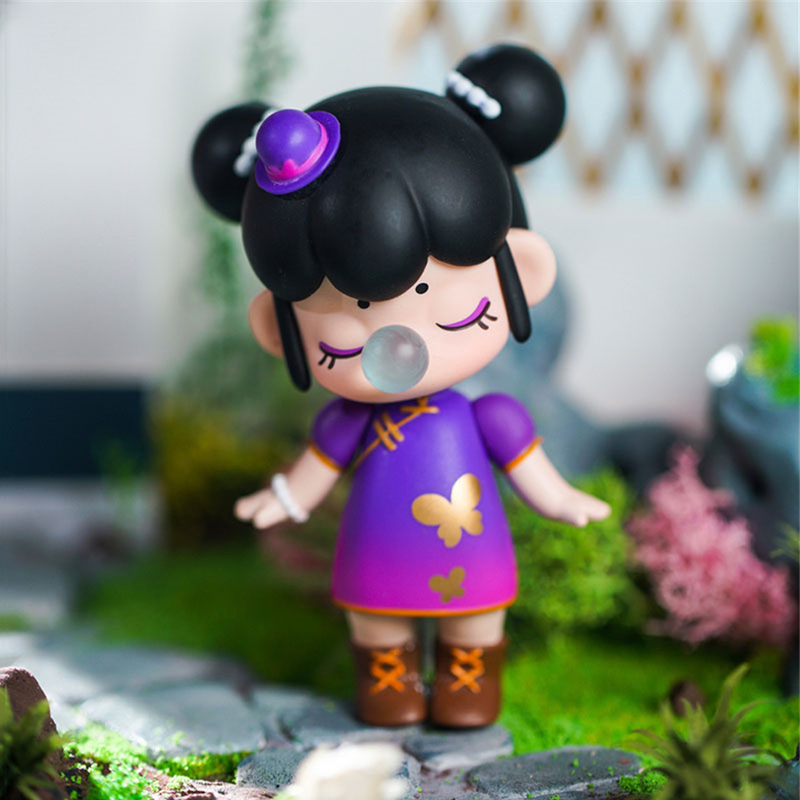 Robotime Rolife Nanci Blind Box Action Figure Toy Chinese Women Animal Fairy Girls Dolls Girls Gift For Children Friends