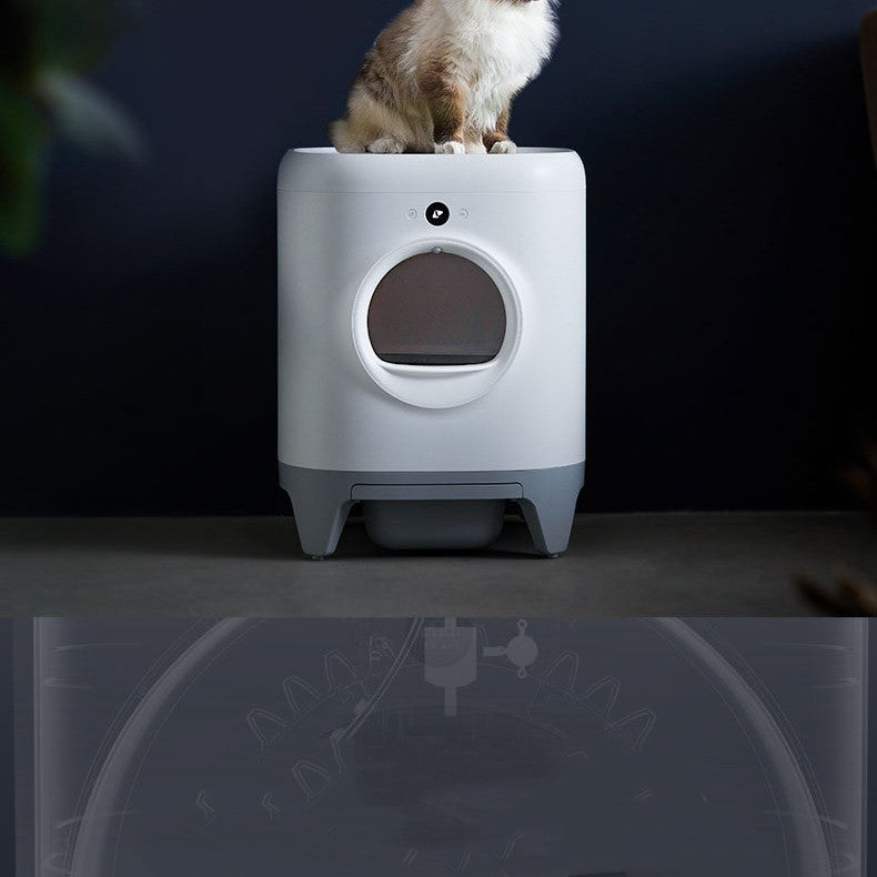 7L Large Capacity Quick Cleaning Smart Toilet APP Remote Control Auto Self-cleaning Automatic Cat Litter Box