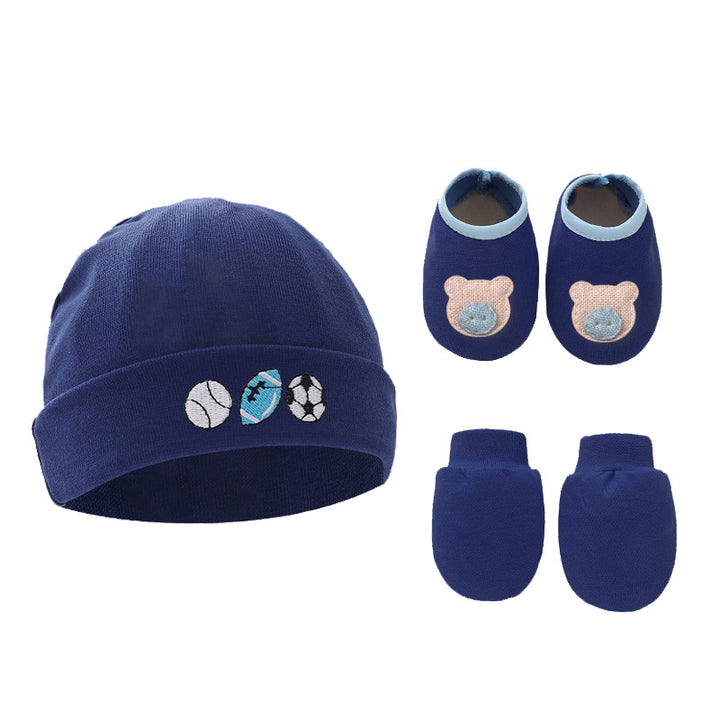 Baby Beanie with Socks Set