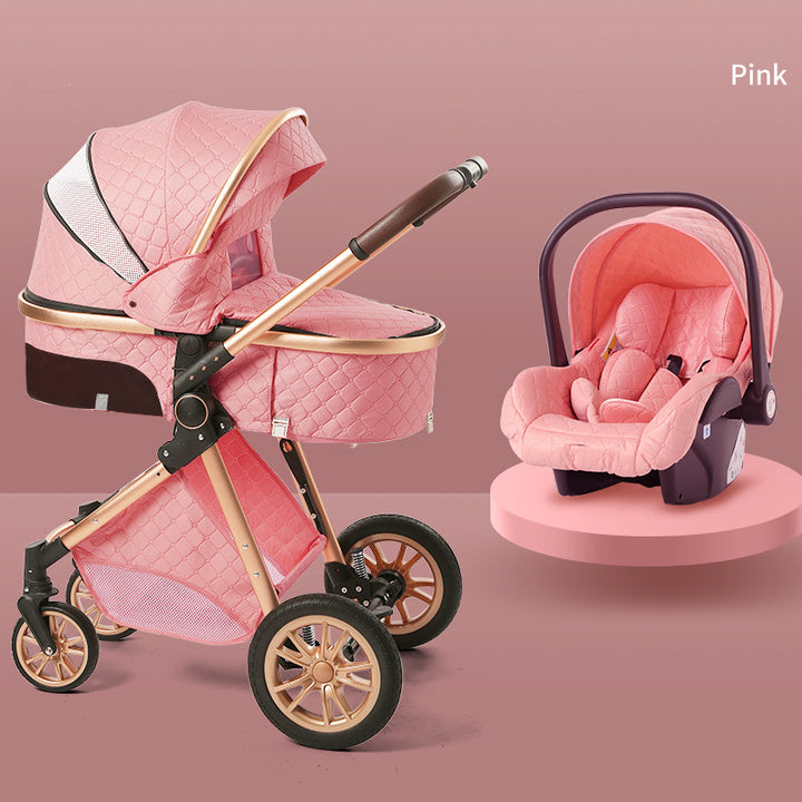 Spacious Baby Stroller Can Sit And Lie Down