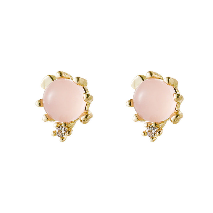 European And American Cute Tropical Fruit Sea Animal Zircon Earrings