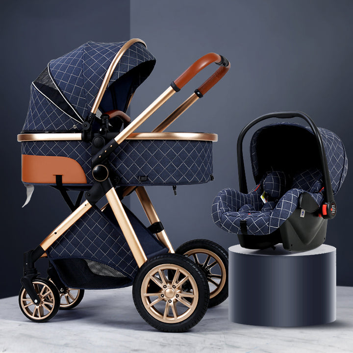 Spacious Baby Stroller Can Sit And Lie Down
