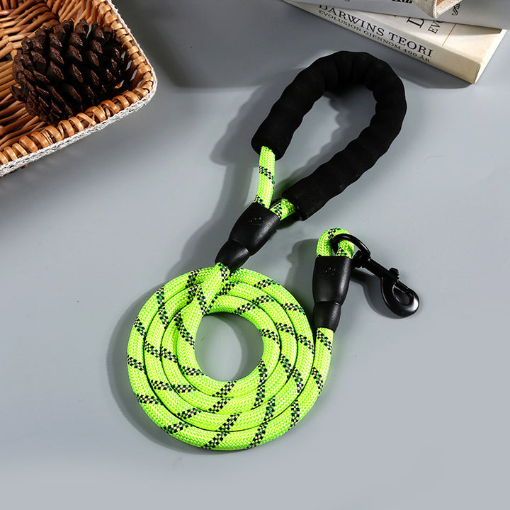 Reflective Nylon Round Rope Dog Leash