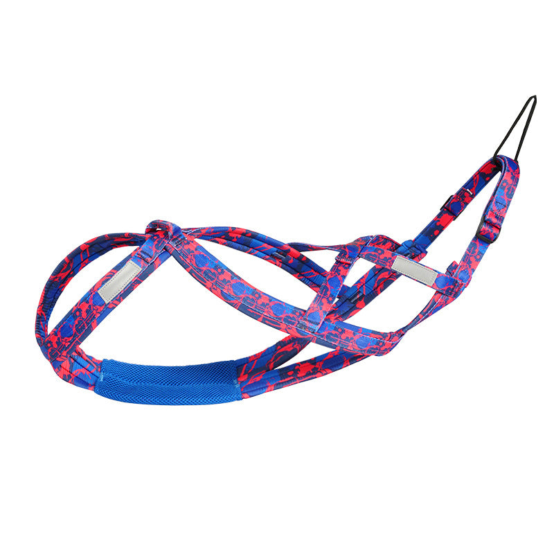 Dog Sled Chest Strap Hand Holding Rope