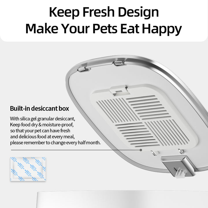 4L Automatic Pet Feeder Cat Food Dispenser Accessorie