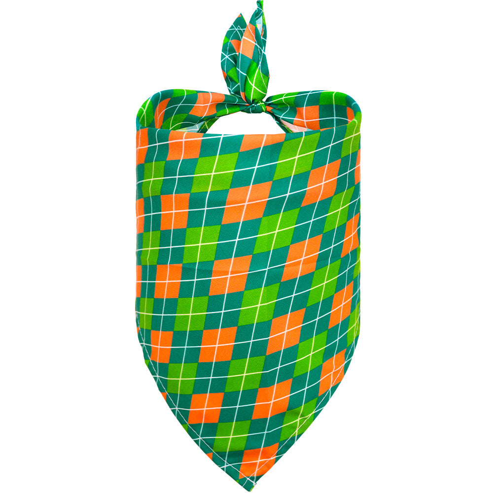 Lucky 4th Leaf Clover Dog Bandana