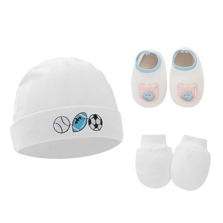 Baby Beanie with Socks Set