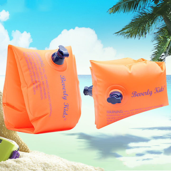 Child Inflatable Safety Arm Ring With Double Airbag