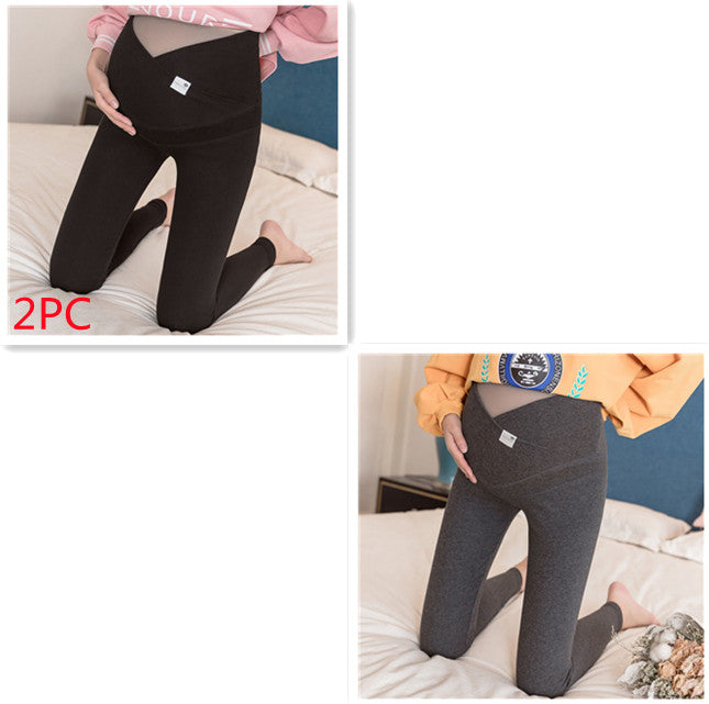 Casual Pregnant Women Low Waist Thin Leggings