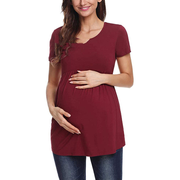 Pregnant Women Breastfeeding Polyester T-shirt