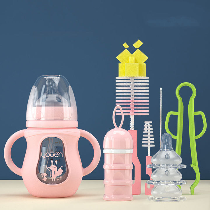 Baby Water Bottle with Silicone Straw