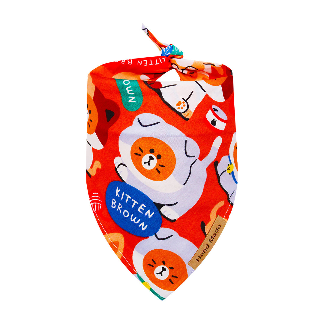 Cute Cartoon Pet Bandana