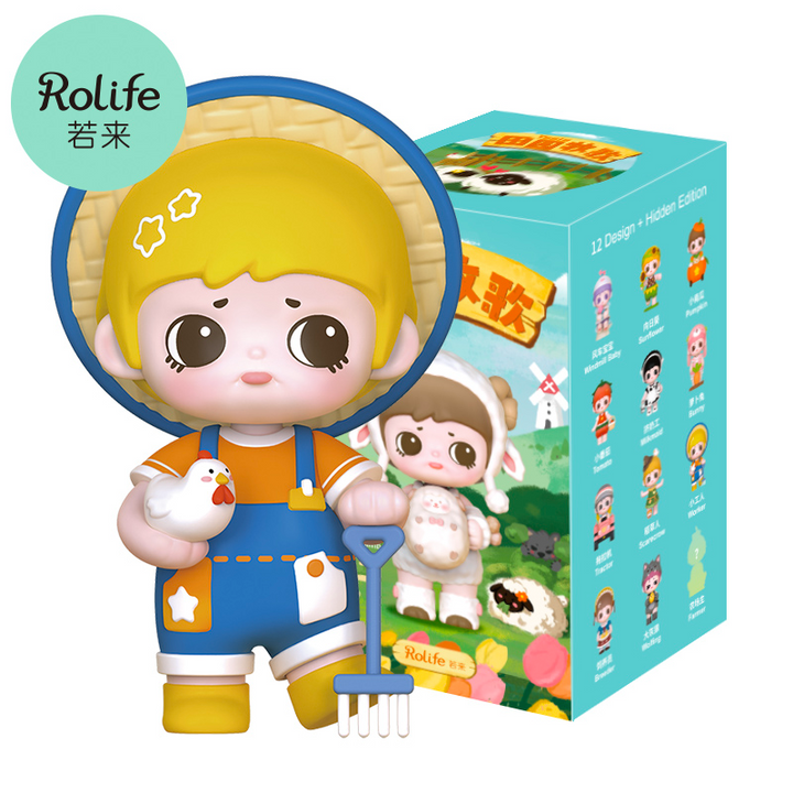 Robotime Rolife Yoola Pastora Dolls Action Figure Toys Farmer Figure Desktop Model Blind Box Children Girlfriend Birthday Gift