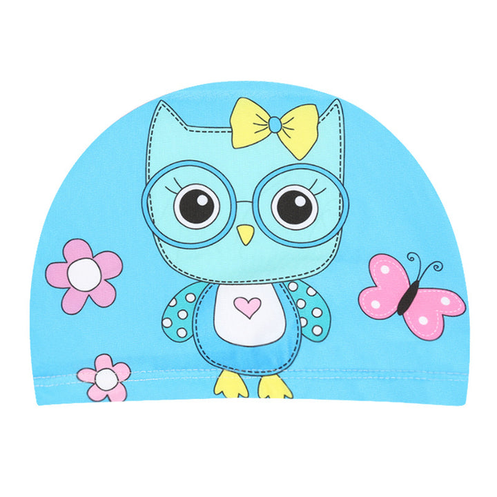 Children's Cartoon Printed Swimming Hat