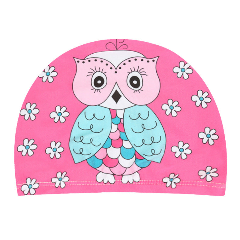 Children's Cartoon Printed Swimming Hat