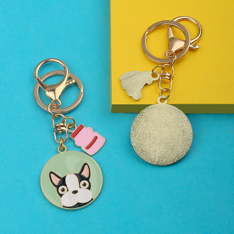 Couple's Exquisite Personality Pendant Keychain