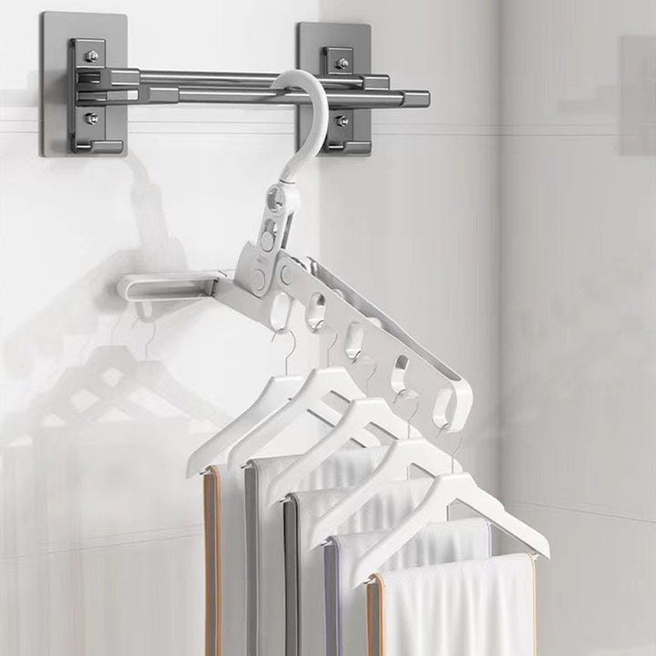 Folding Clothes Hanger Portable Travel Hotel Drying Rack Necessary For Business