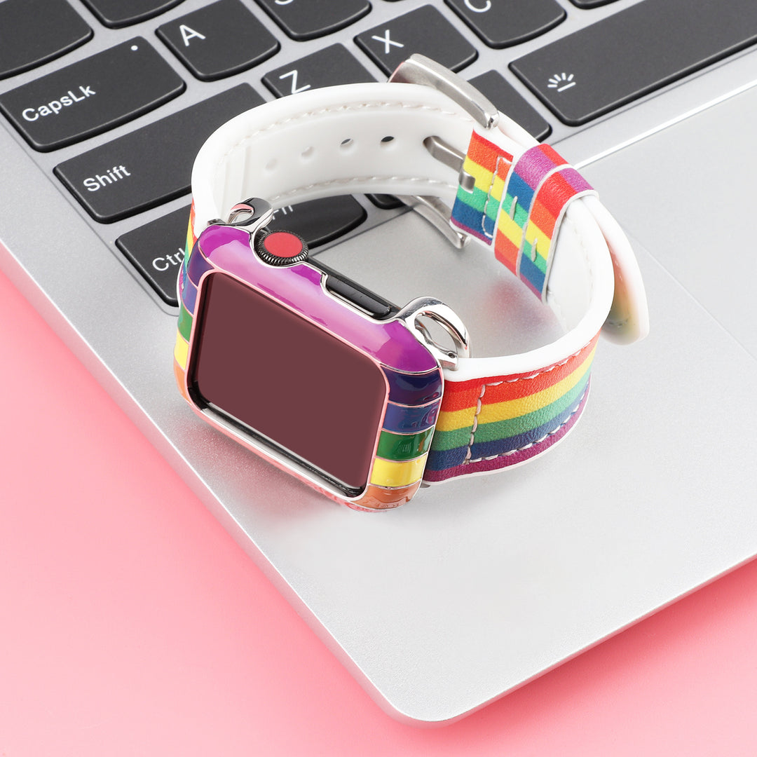 Metal Copper Colorful Shell IWatch Sheath New Product