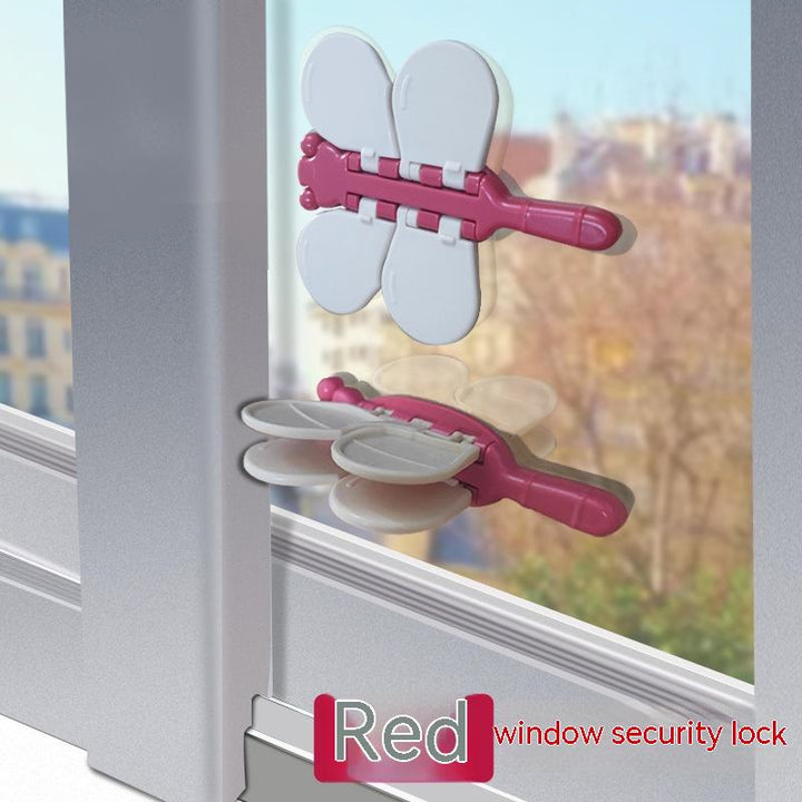 Children's Safety Protection Window Lock Punch-free Anti-pinching