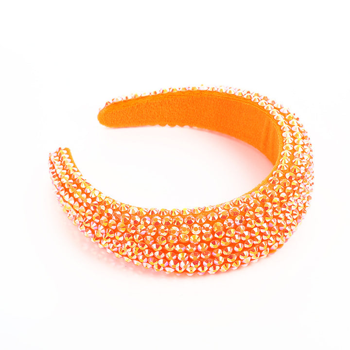 Baroque Sparkling Full RhinestoneWide-edged Headdress