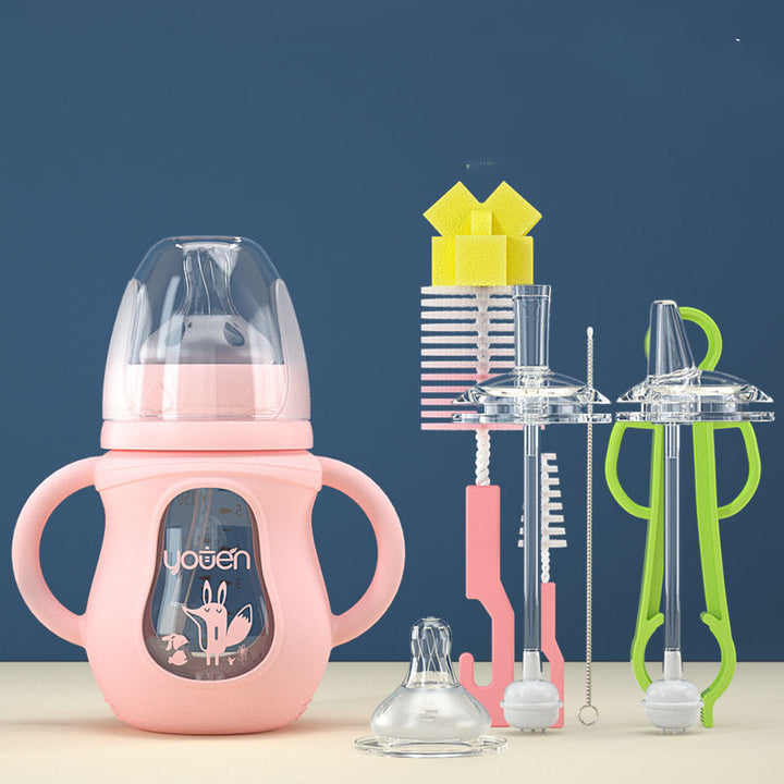 Baby Water Bottle with Silicone Straw