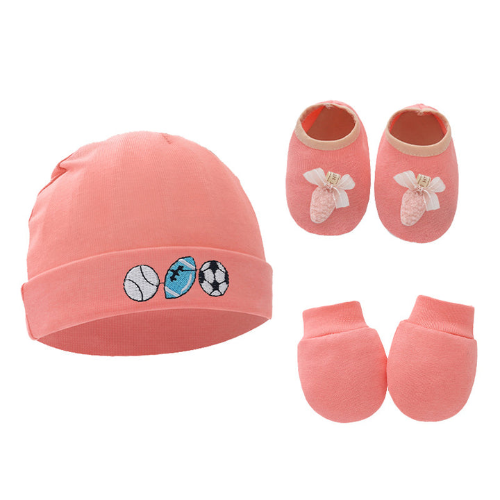 Baby Beanie with Socks Set