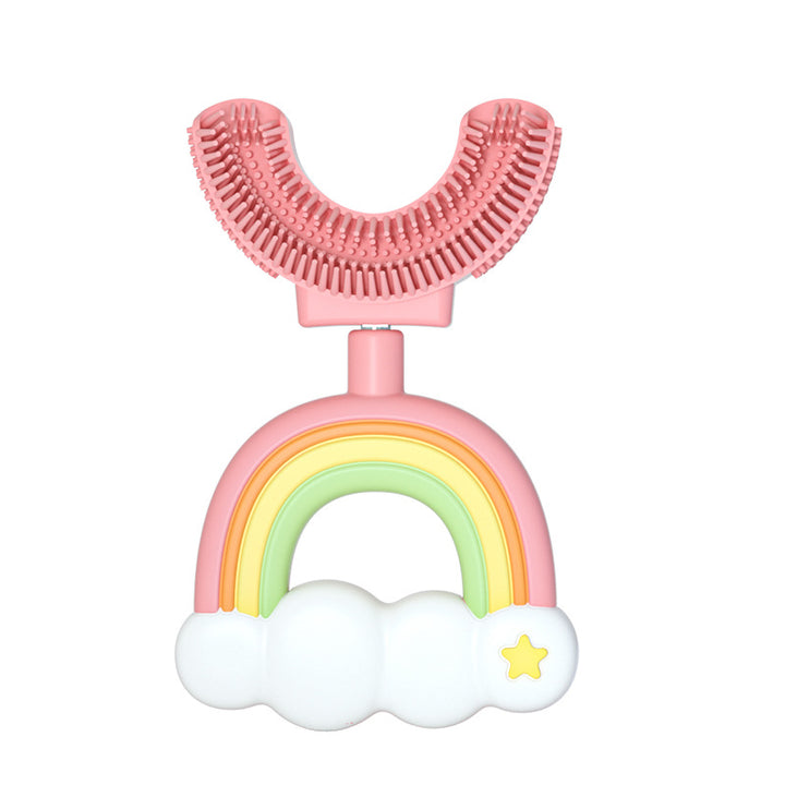 Children's Silica Gel U-shaped Toothbrush