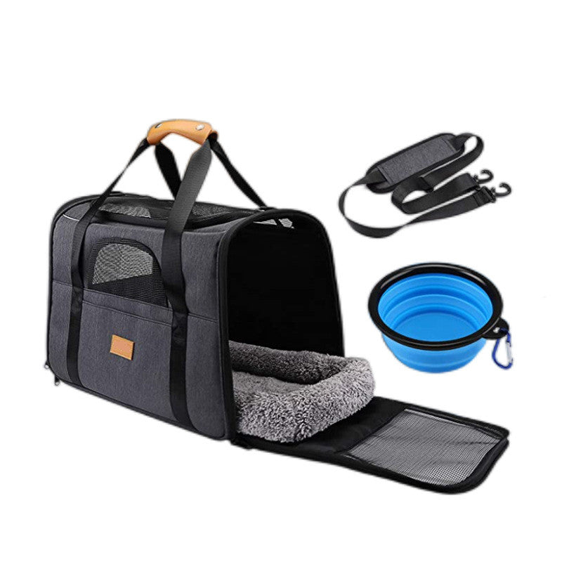 Folding Portable Breathable Car Outdoor Travel Pet Bag