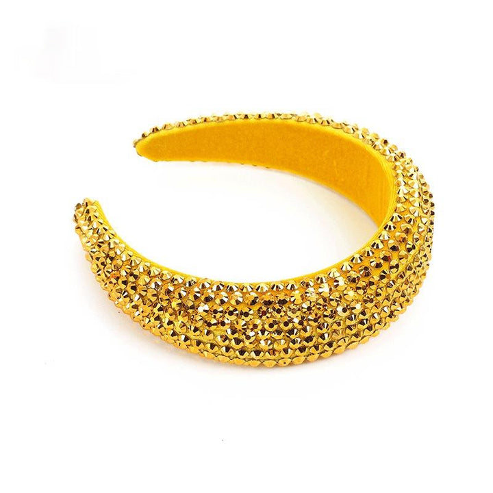 Baroque Sparkling Full RhinestoneWide-edged Headdress