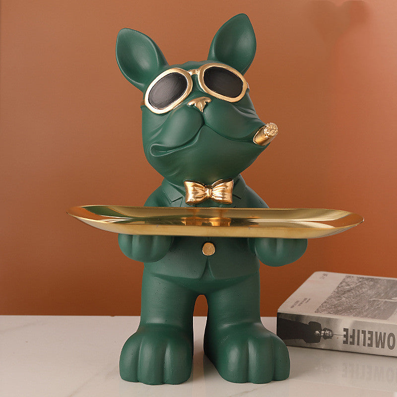 Dog Storage Ornaments Enter The Door And Put The Key Tray