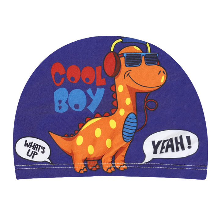 Children's Cartoon Printed Swimming Hat