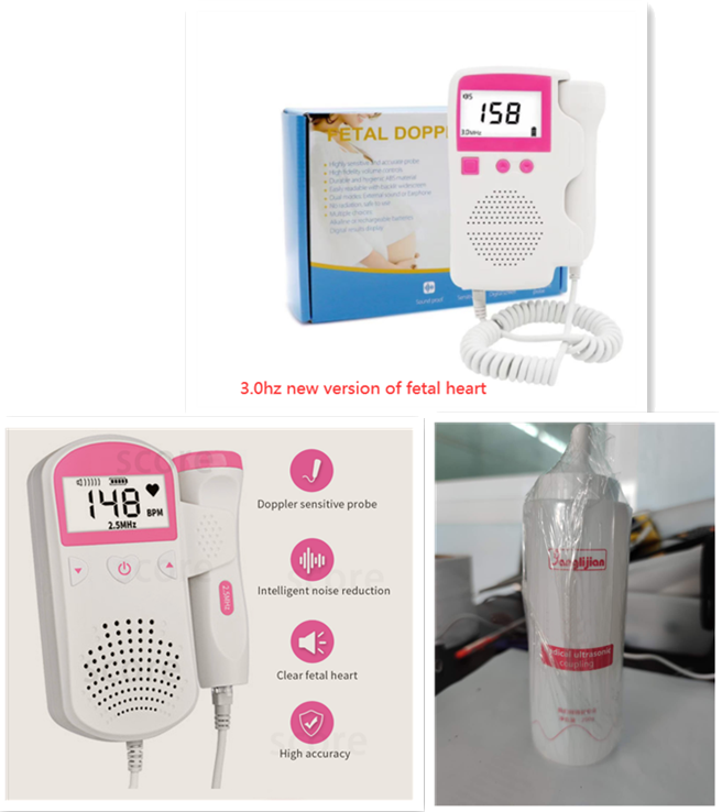 Home Monitor Maternity Fetal Baby Heart Rate Detector