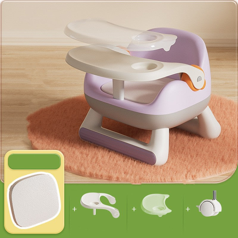 Household Baby Backrest Plastic Dining Chair