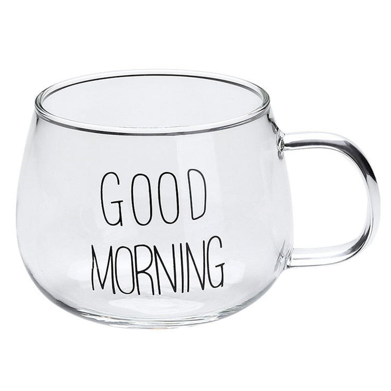 Pyrex Glass With Put Milk Cup Breakfast Cup