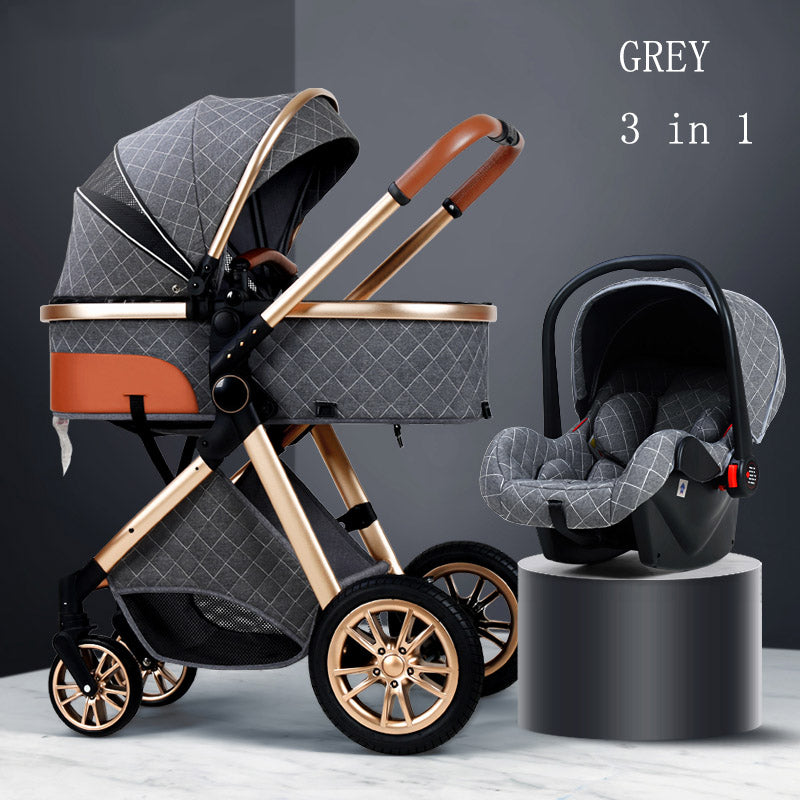 Spacious Baby Stroller Can Sit And Lie Down